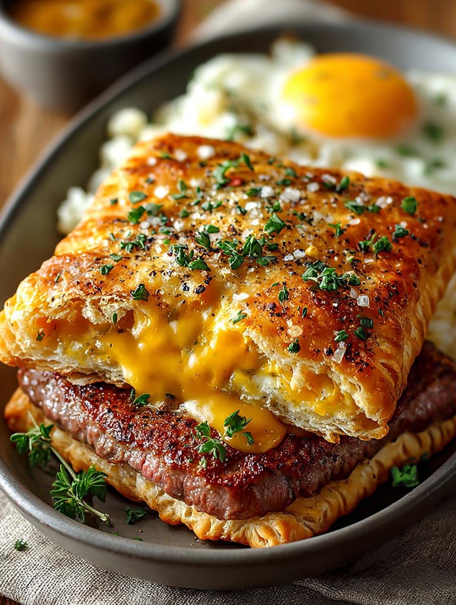 Savory Beef Breakfast Pop Tarts: 6 Steps to Deliciousness - Savory Beef Breakfast Pop - main visual representation