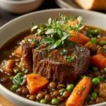 Slow Cooker Beef Lentil