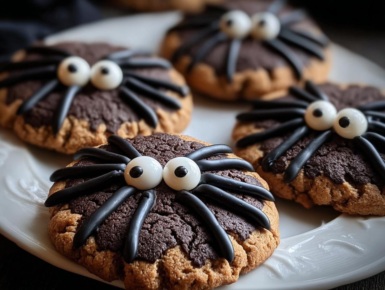Spooky Spider Cookies: 1 frightfully fun recipe - Spooky Spider Cookies - main visual representation