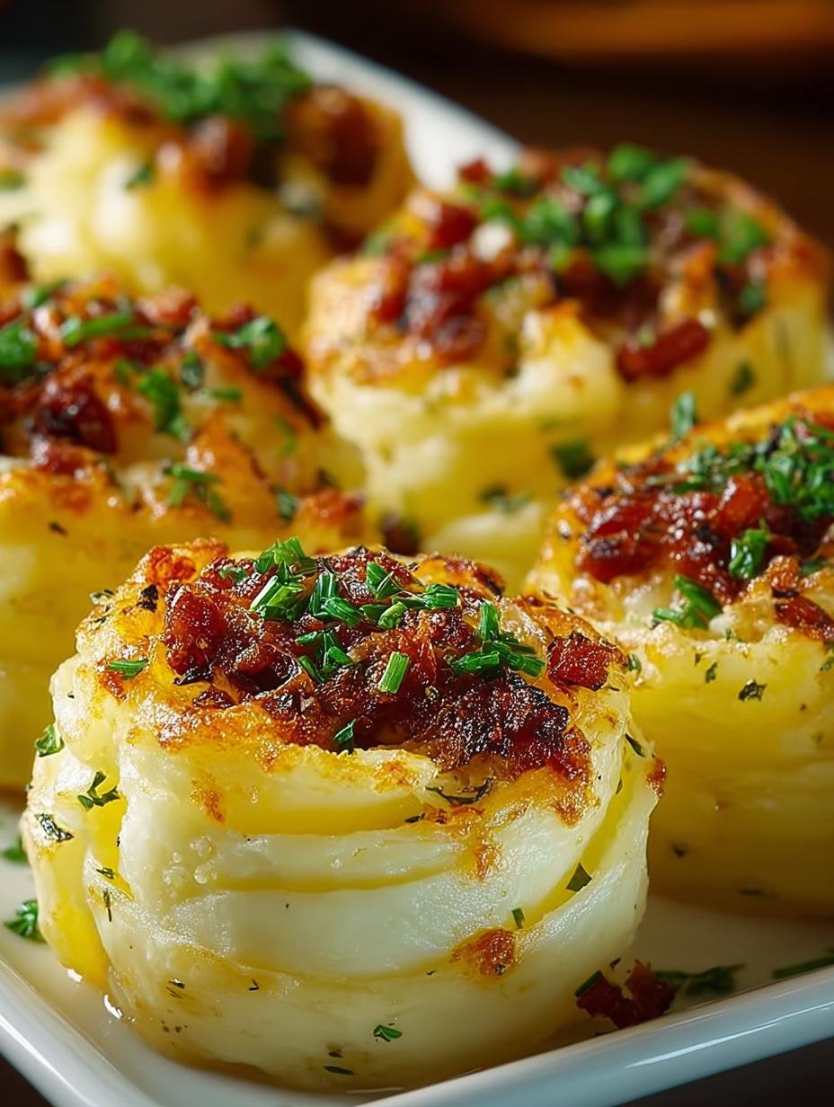 Delicious Stuffed Mashed Potato Nests for Comfort Food - Stuffed Mashed Potato Nests - main visual representation
