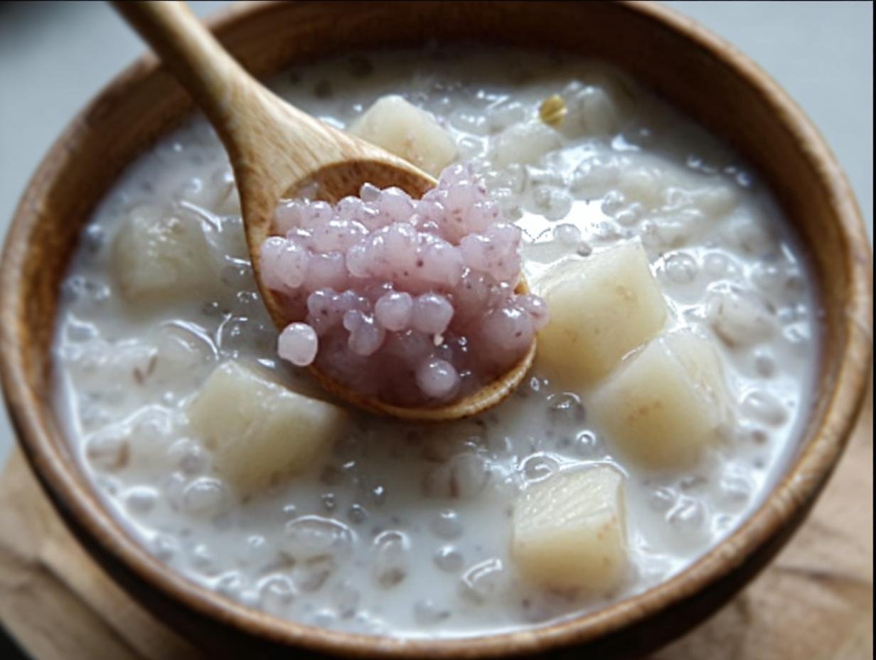Amazing Taro Coconut Sago: 5 Star Comfort Dessert
