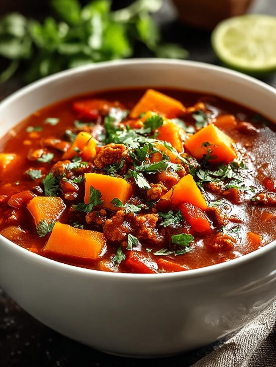 Hearty Turkey Sweet Potato Chili for Cozy Nights - Turkey Sweet Potato Chili - additional detail