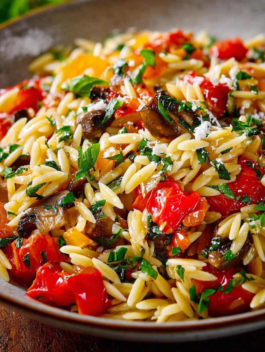 Flavorful Veggie Orzo: Quick and Healthy One-Pan Meal - Veggie Orzo - main visual representation