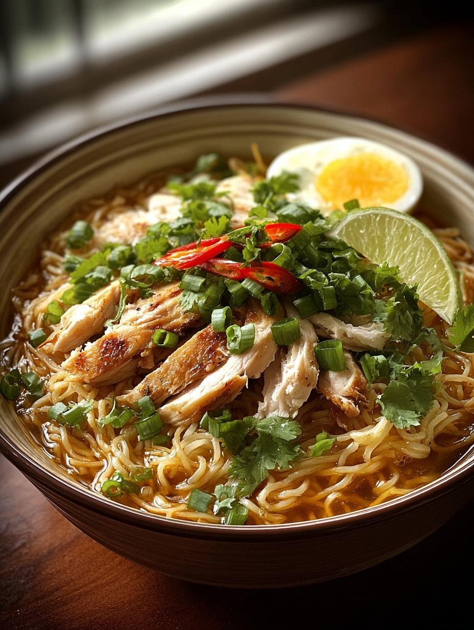 Vietnamese Chicken Egg Noodle Soup: 45-Minute Comfort - Vietnamese Chicken Egg Noodle - additional detail