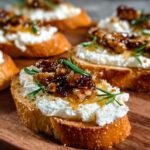 Whipped Feta Crostini Hot