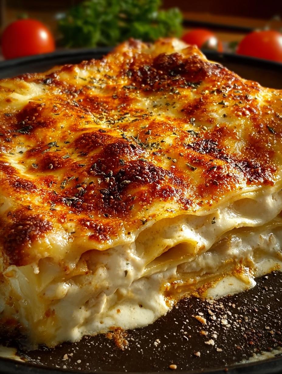 Alfredo Chicken Lasagna