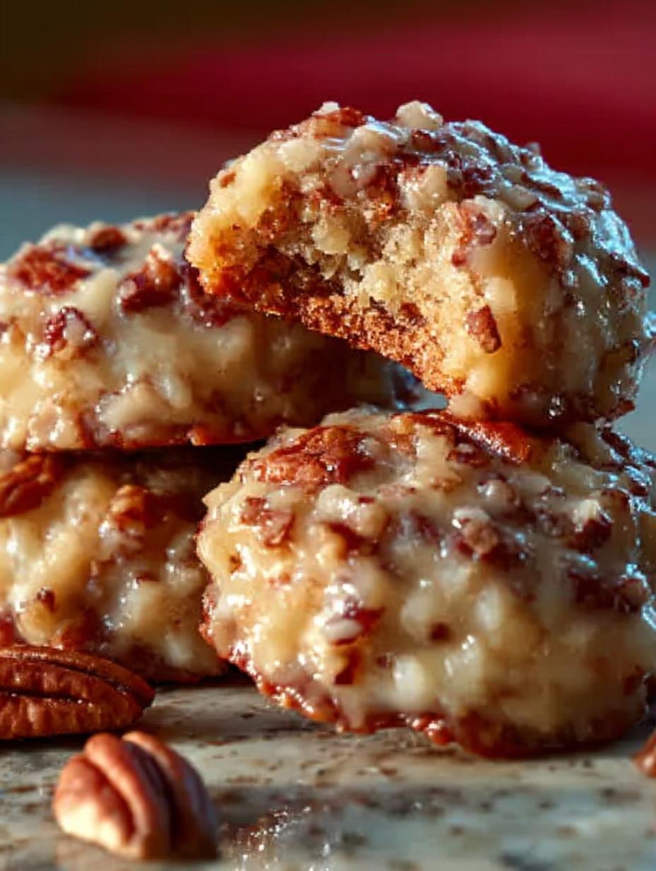 Bake Coconut Pecan Praline