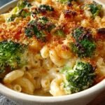 Baked Broccoli Mac Cheese