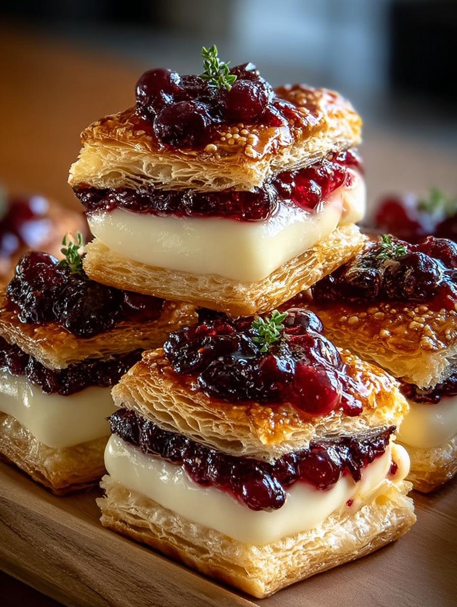 Irresistible Brie Cranberry Bites to Delight Your Guests - Brie Cranberry Bites - additional detail