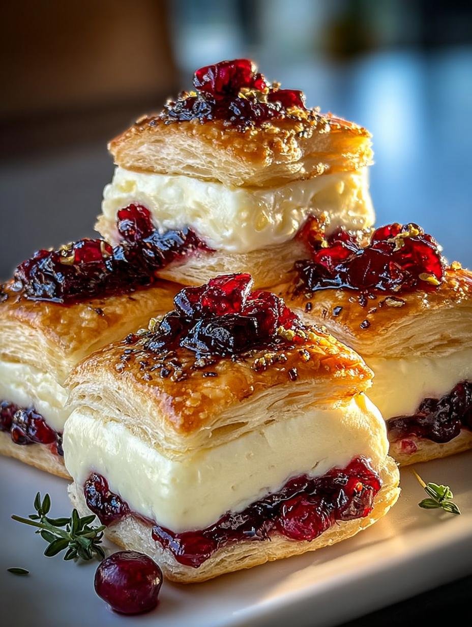 Irresistible Brie Cranberry Bites to Delight Your Guests