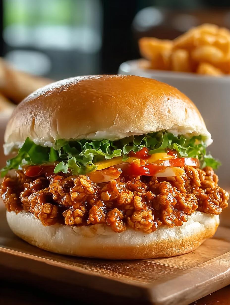 Cajun Chicken Sloppy Joes