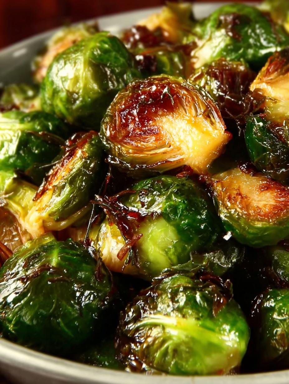 Irresistibly Sweet Caramelized Brussels Sprouts Recipe - Caramelized Brussels Sprouts - main visual representation