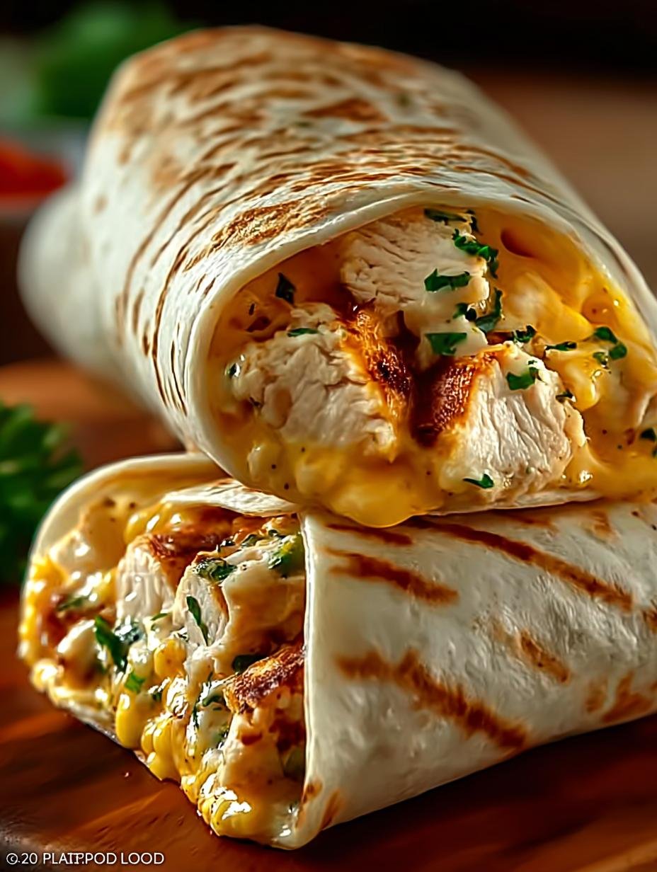 Cheesy Chicken Wrap: The Best 25-Minute Meal - Cheesy Chicken Wrap - main visual representation