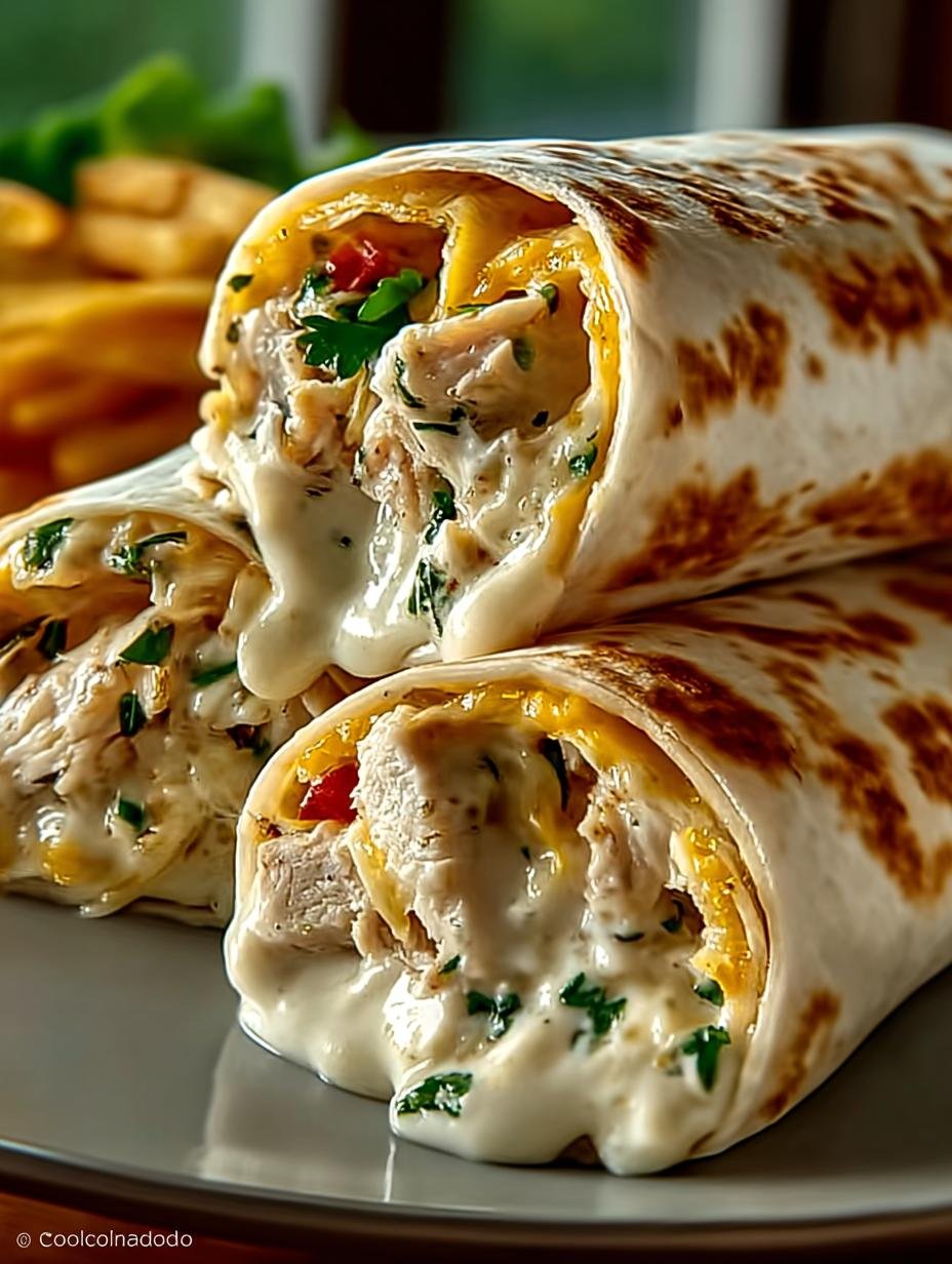 Cheesy Chicken Wrap: The Best 25-Minute Meal - Cheesy Chicken Wrap - additional detail
