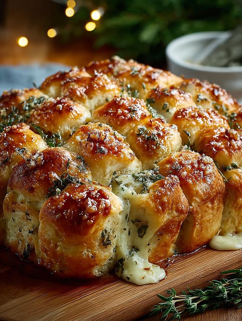Cheesy Pull Apart Christmas Bread: A Festive Delight - Cheesy Pull Apart Christmas - main visual representation