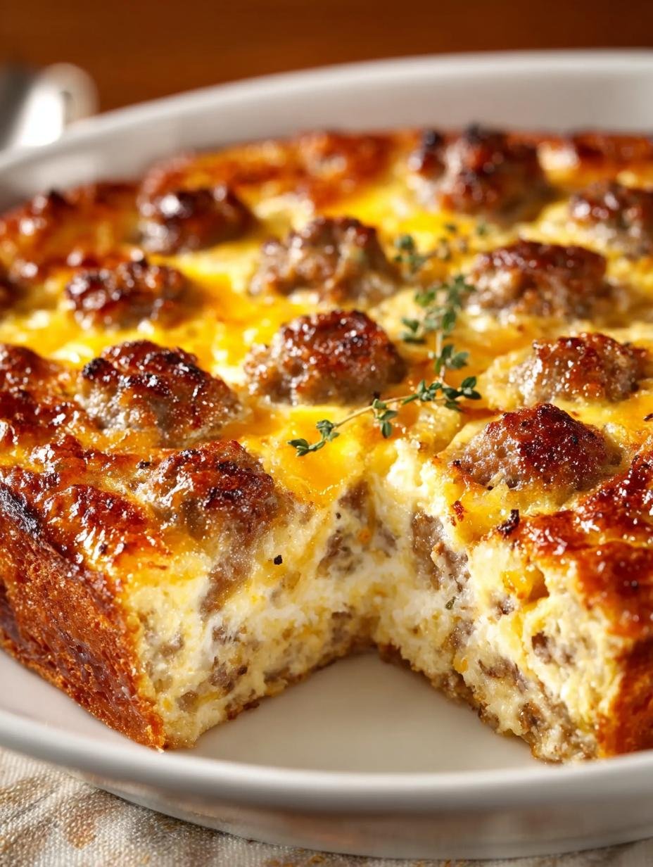Ultimate Cheesy Sausage Breakfast Casserole Recipe - Cheesy Sausage Breakfast Casserole - additional detail