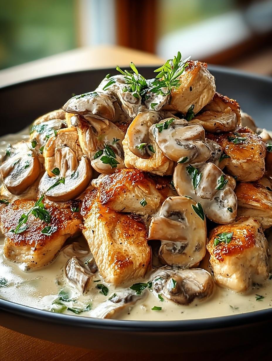 Creamy Chicken Stroganoff: 30-Minute Comfort Meal - Chicken Stroganoff - additional detail