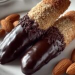 Chocolate Dipped Almond Fingers