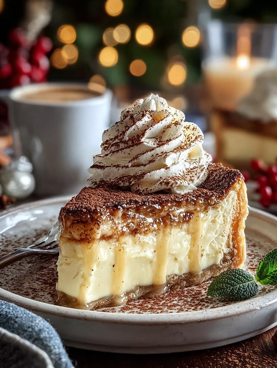 Christmas Eve Cinnamon Vanilla Custard Pie Recipe - Christmas Eve Cinnamon Vanilla - additional detail