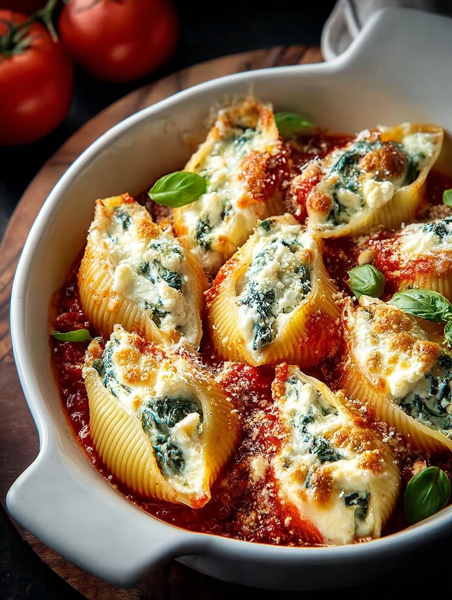 Melt-in-Your-Mouth Christmas Stuffed Shells to Love - Christmas Stuffed Shells - additional detail