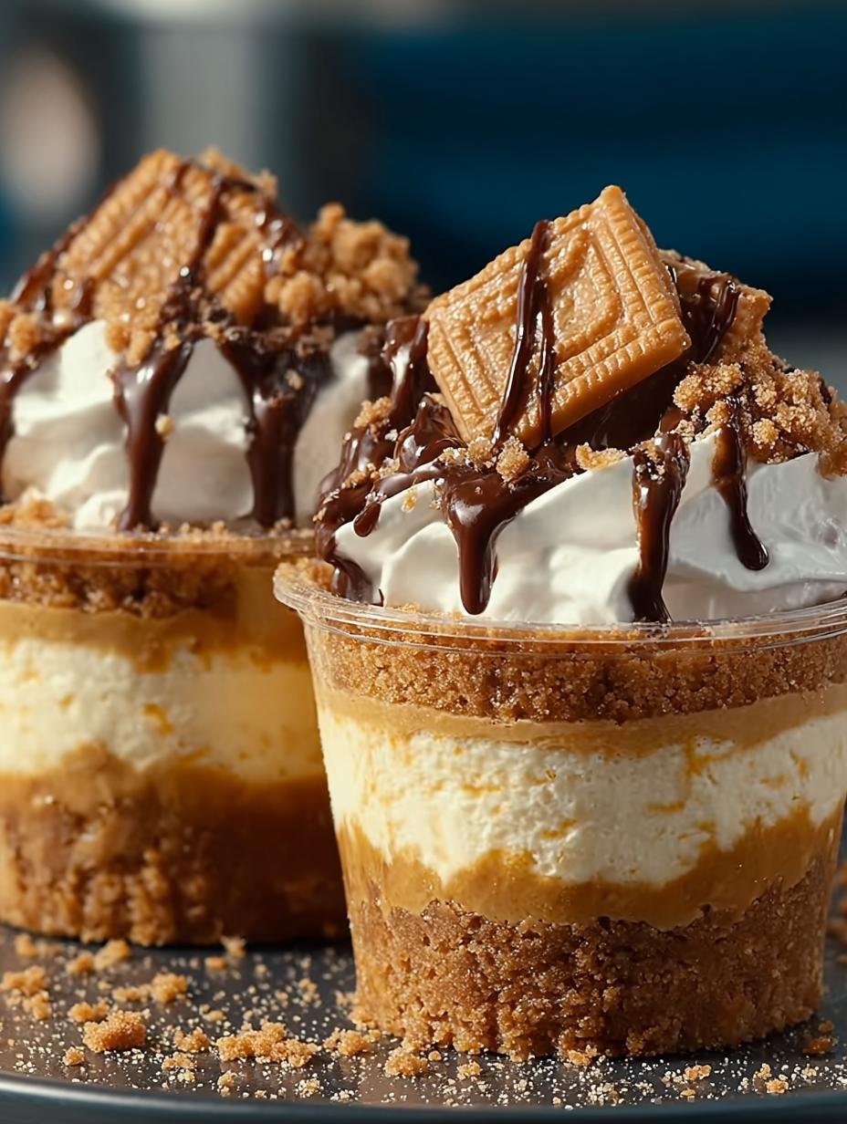 Irresistible Cookie Butter Cheesecake Cups Recipe - Cookie Butter Cheesecake Cups - main visual representation