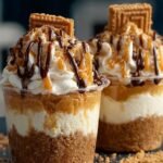 Cookie Butter Cheesecake Cups