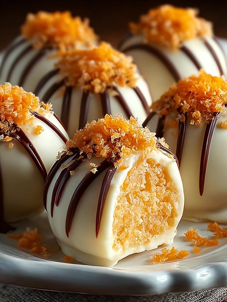 Creamsicle Truffles