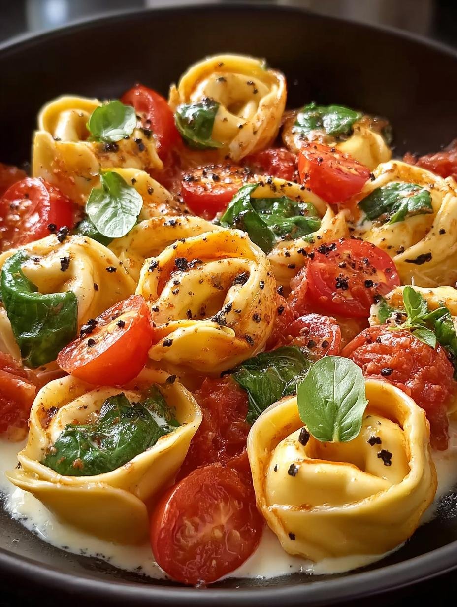 Creamy Tortellini with Tomatoes: 7 Irresistible Reasons - Creamy Tortellini with Tomatoes - main visual representation