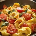 Creamy Tortellini with Tomatoes