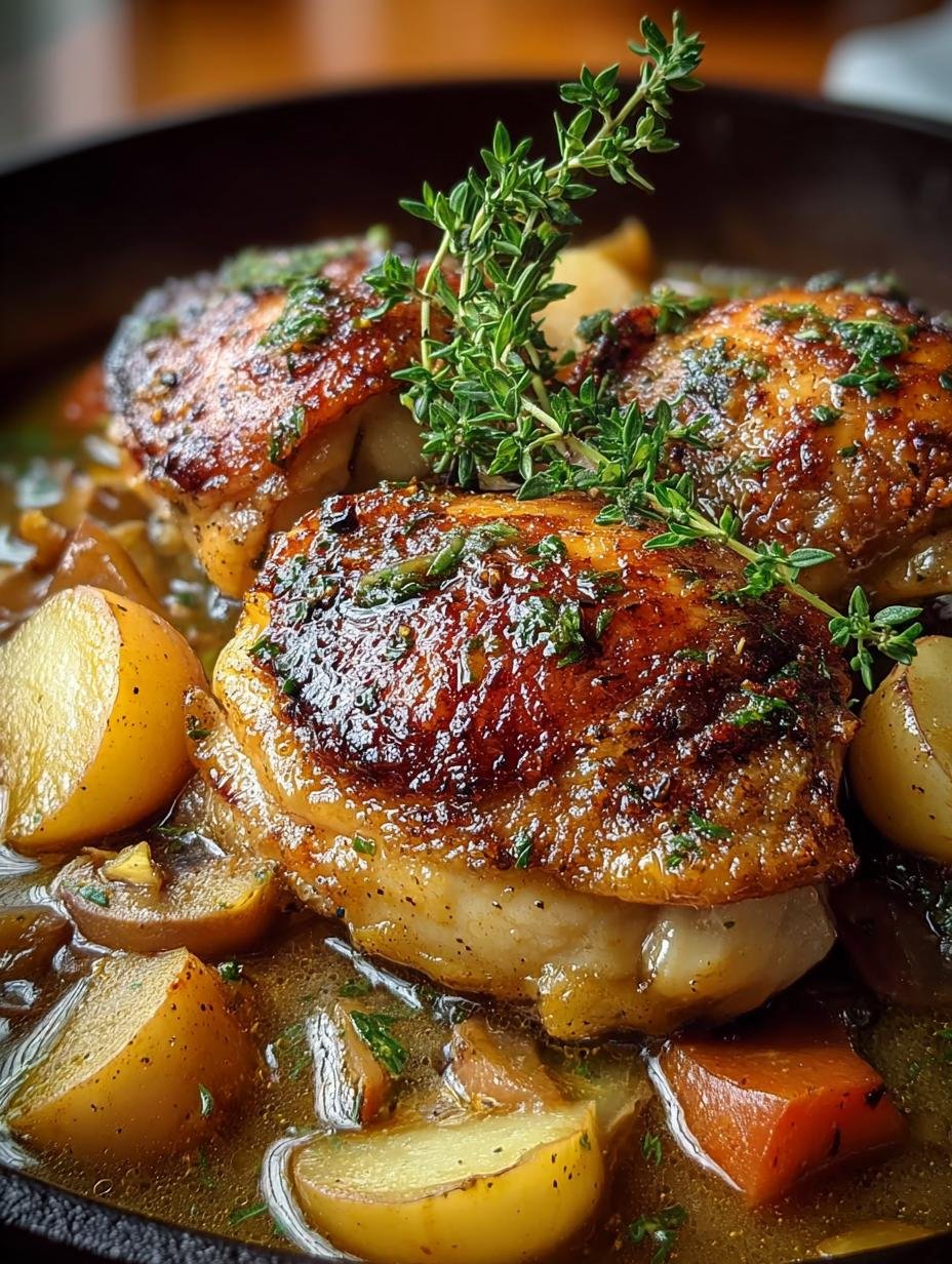 Savory French Apple Cider Chicken for Cozy Nights - French Apple Cider Chicken - main visual representation