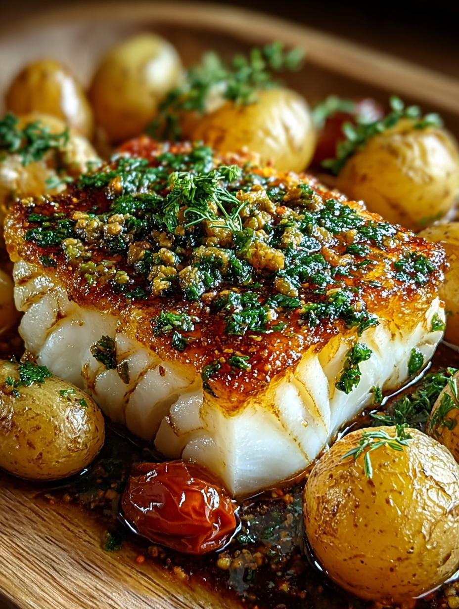 Garlic Butter Cod with
