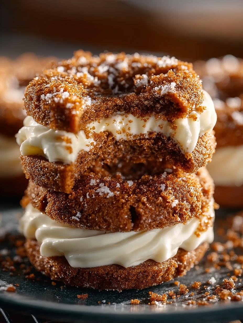 Irresistible Gingerbread Cheesecake Cookies for Holidays