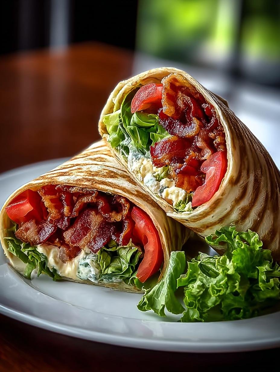 Gourmet BLT Wraps with Secret Sauce: Quick Flavor Bliss - Gourmet Blt Wraps with - main visual representation