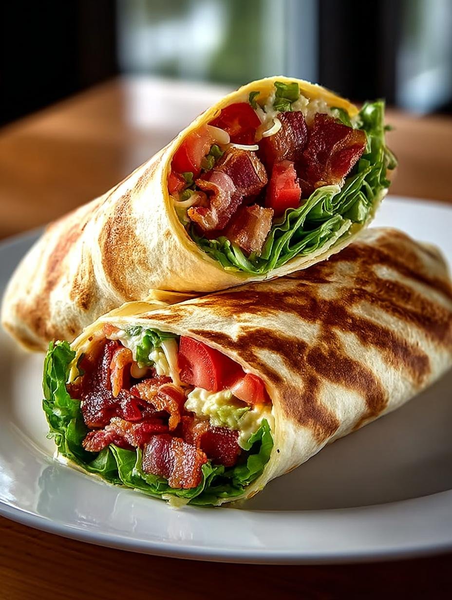 Gourmet BLT Wraps with Secret Sauce: Quick Flavor Bliss - Gourmet Blt Wraps with - additional detail