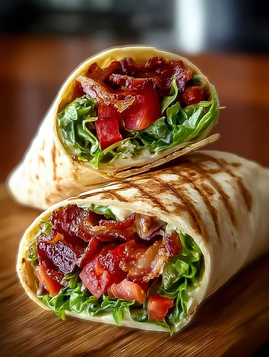 Gourmet BLT Wraps with Secret Sauce: Quick Flavor Bliss