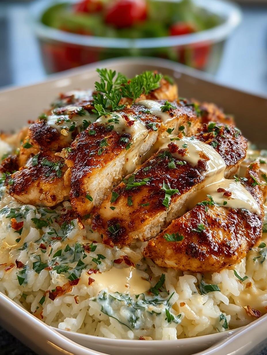 High Protein Creamy Cajun Chicken Rice: A Comforting Delight