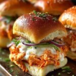 Irresistible Buffalo Chicken Sliders