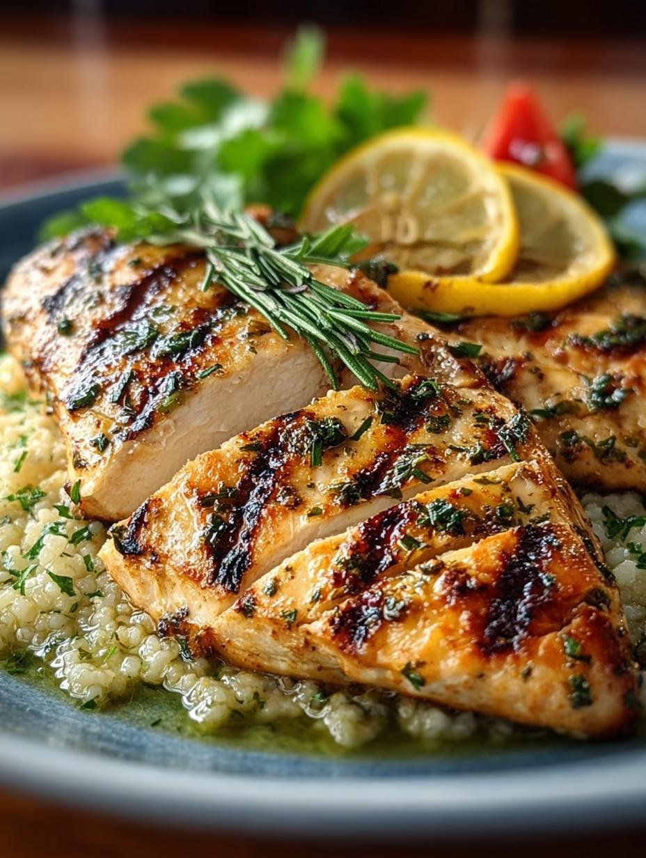 Irresistible Lemon Herb Grilled Chicken with Couscous - Lemon Herb Grilled Chicken - main visual representation
