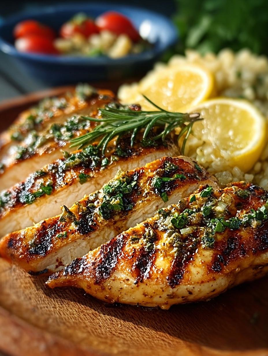 Irresistible Lemon Herb Grilled Chicken with Couscous - Lemon Herb Grilled Chicken - additional detail