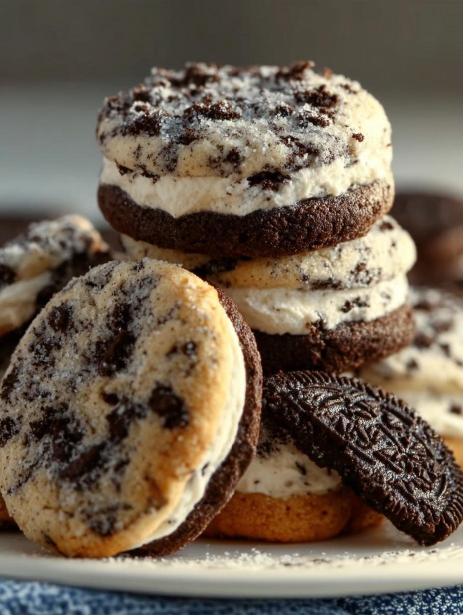 Irresistible Oreo Cheesecake Cookies You Must Try - Oreo Cheesecake Cookies - main visual representation