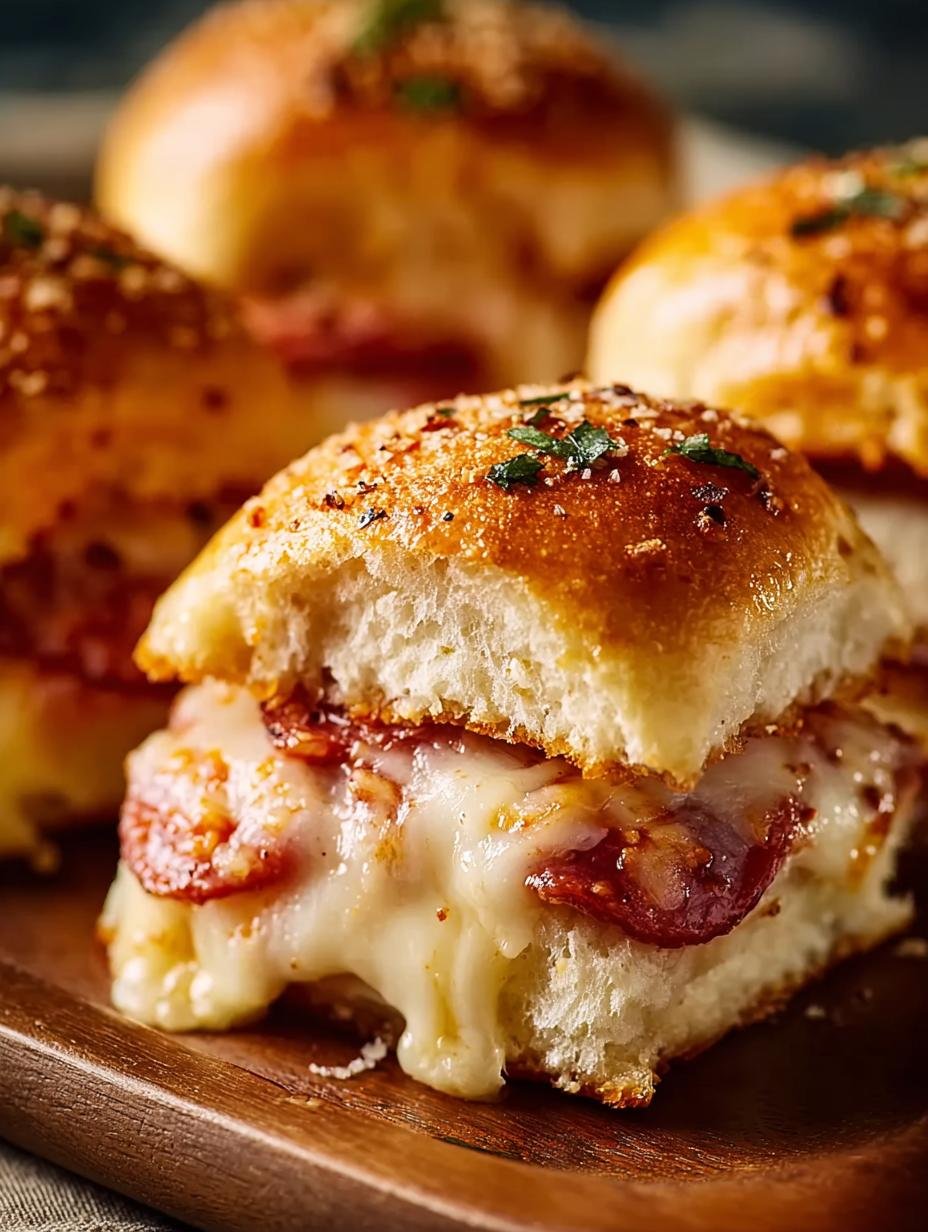 Irresistible Pepperoni Pizza Sliders For Game Day Fun