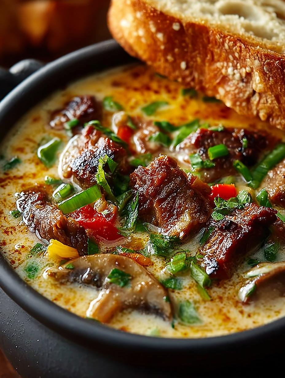 Philly Cheesesteak Soup Your Ultimate Comfort Food Recipe - Philly Cheesesteak Soup Your - additional detail