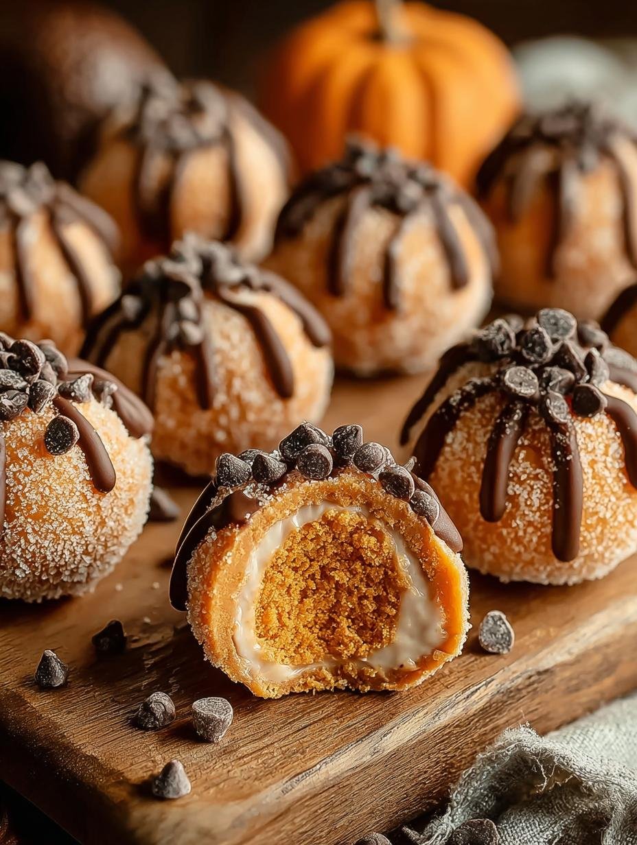 Irresistible Pumpkin Cheesecake Truffles for Autumn Bliss - Pumpkin Cheesecake Truffles - main visual representation