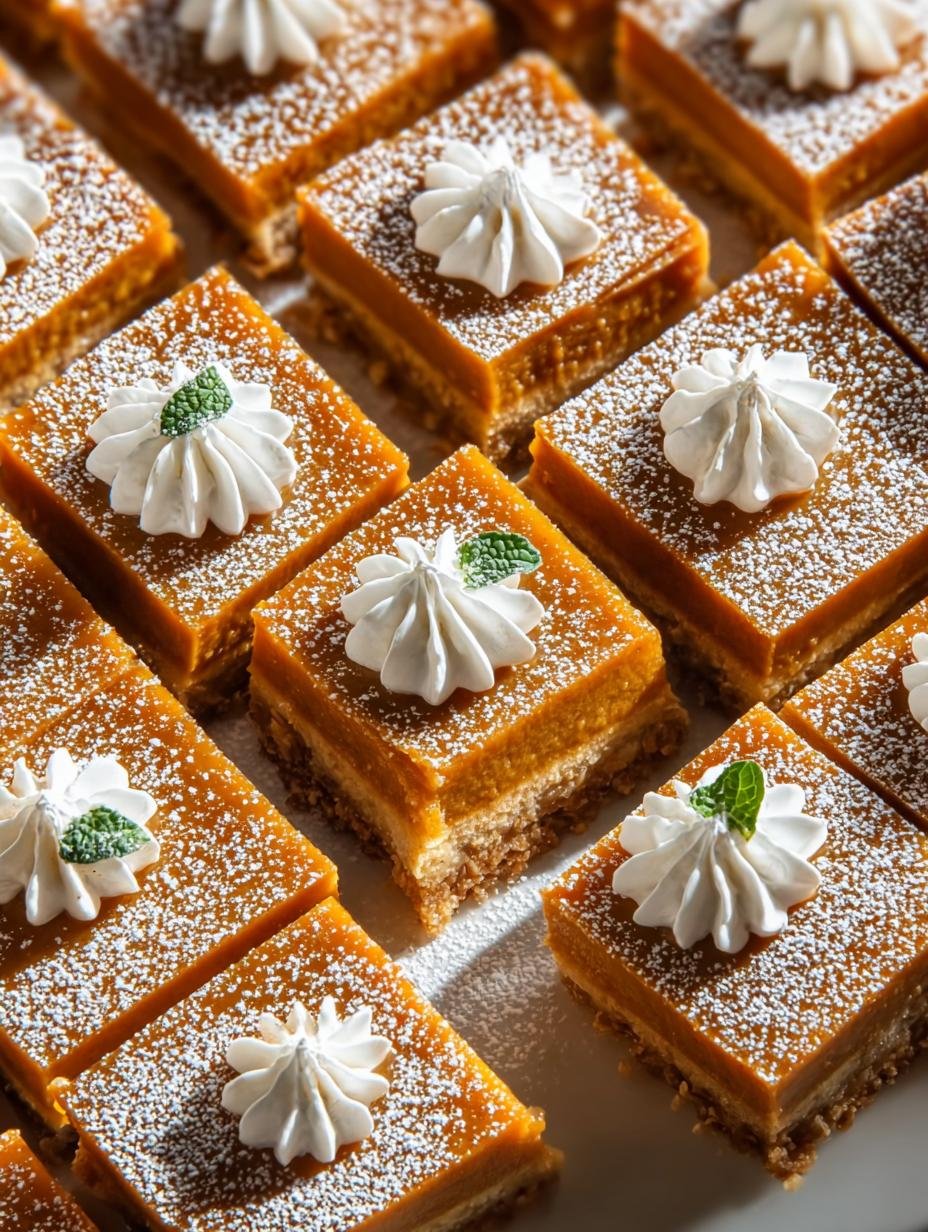 Pumpkin Pie Bars That Will Warm Your Heart This Fall