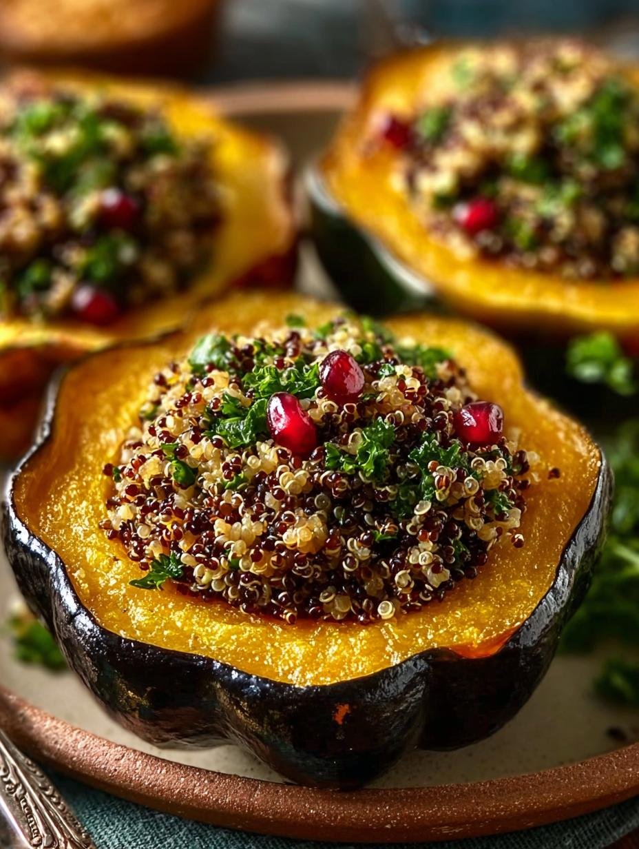 Delicious Quinoa Stuffed Acorn Squash Recipe to Savor - Quinoa Stuffed Acorn Squash - main visual representation