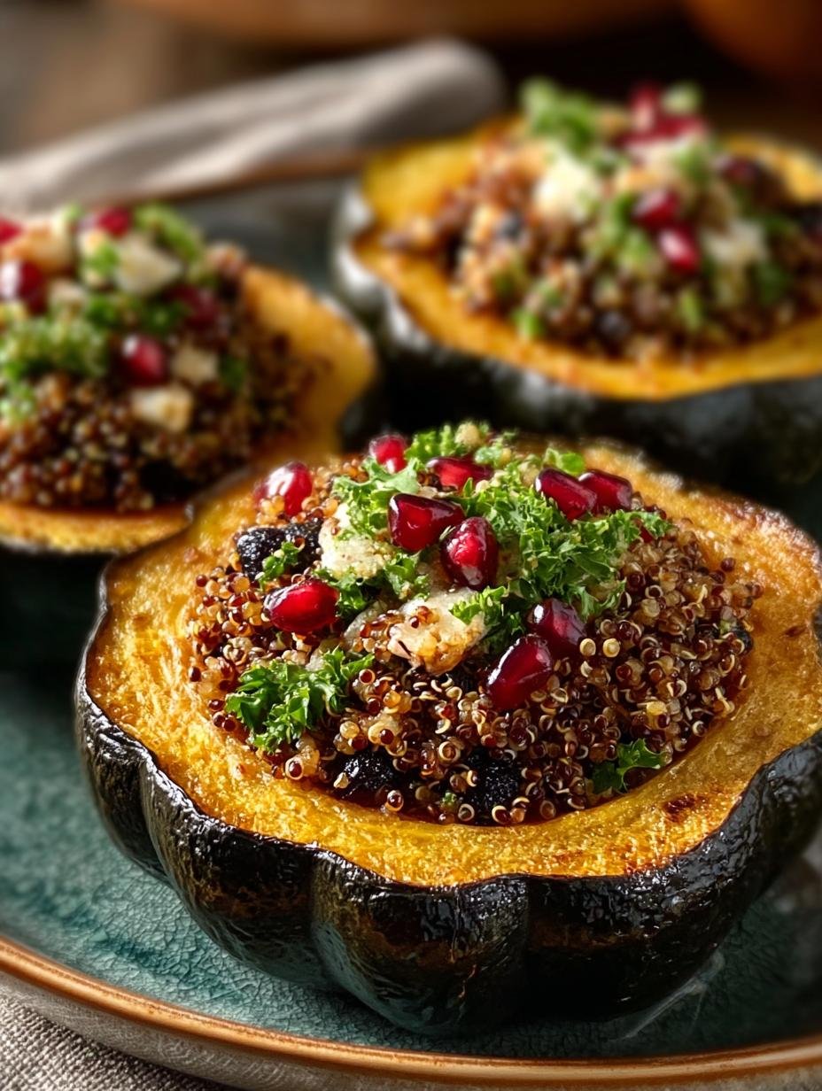 Delicious Quinoa Stuffed Acorn Squash Recipe to Savor - Quinoa Stuffed Acorn Squash - additional detail
