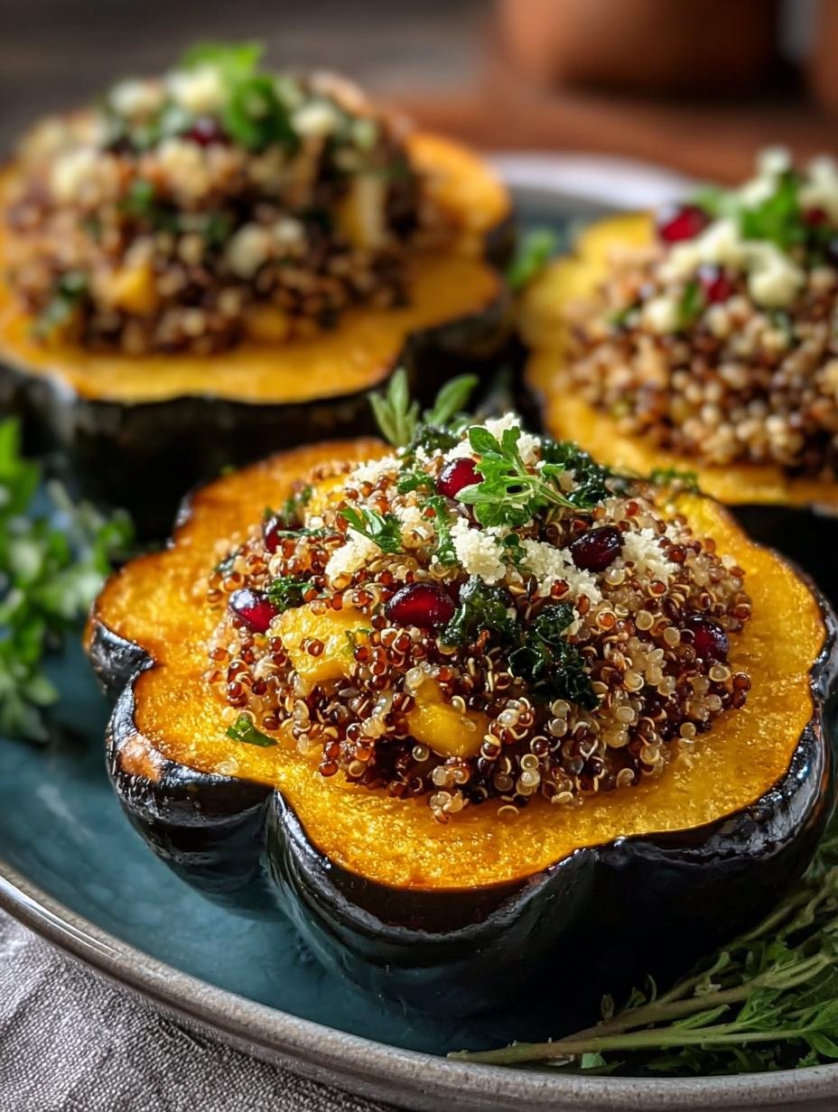Quinoa Stuffed Acorn Squash
