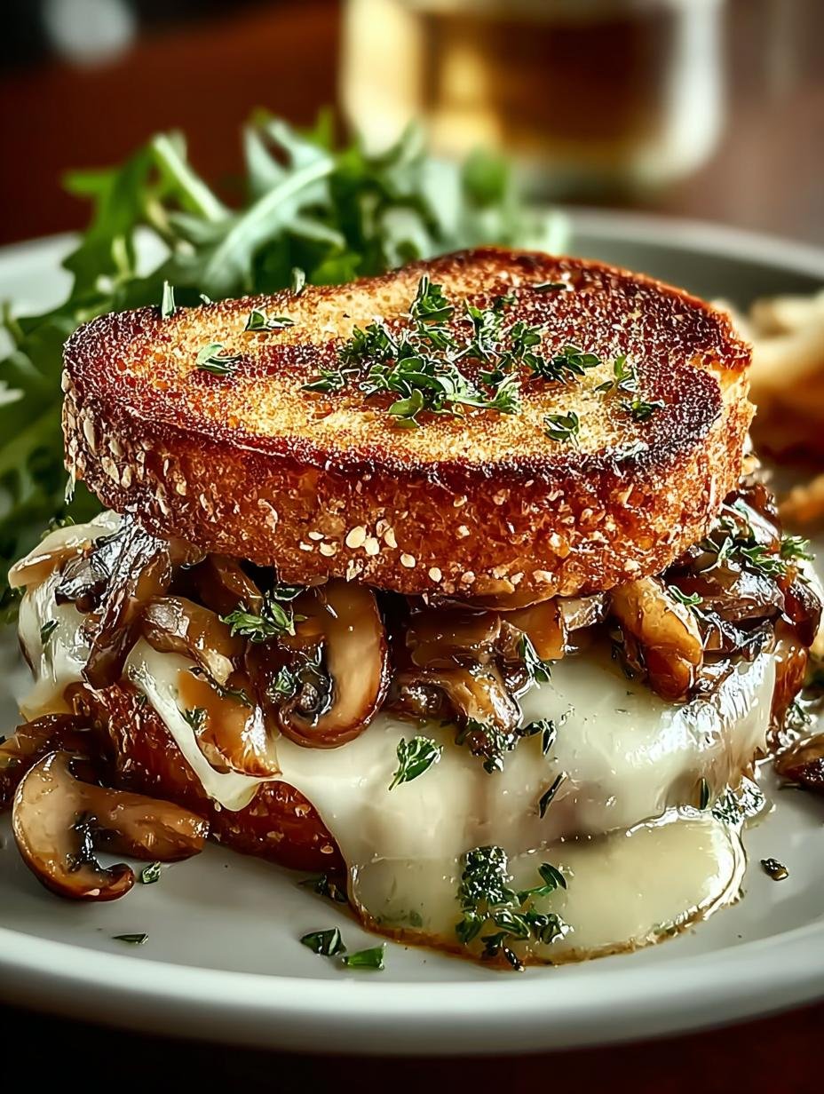 Irresistible Swiss Mushroom Melt Sandwich Recipe for Comfort - Swiss Mushroom Melt Sandwich - main visual representation