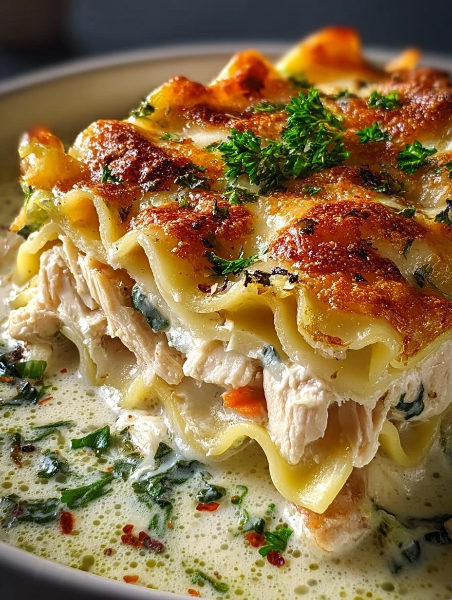 White Chicken Lasagna Soup: 5 Steps to Comforting Bliss - White Chicken Lasagna Soup - main visual representation