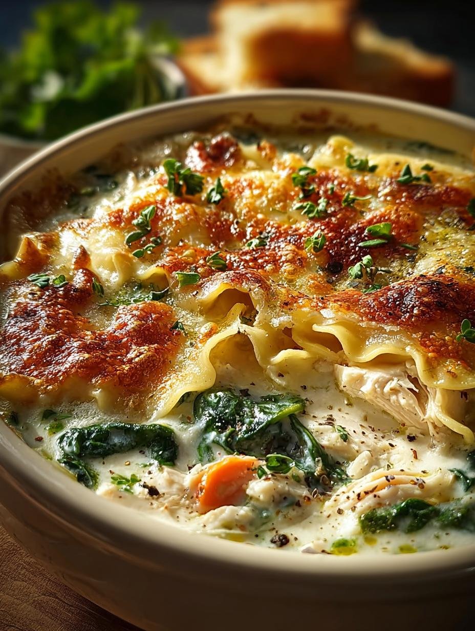 White Chicken Lasagna Soup: 5 Steps to Comforting Bliss - White Chicken Lasagna Soup - additional detail